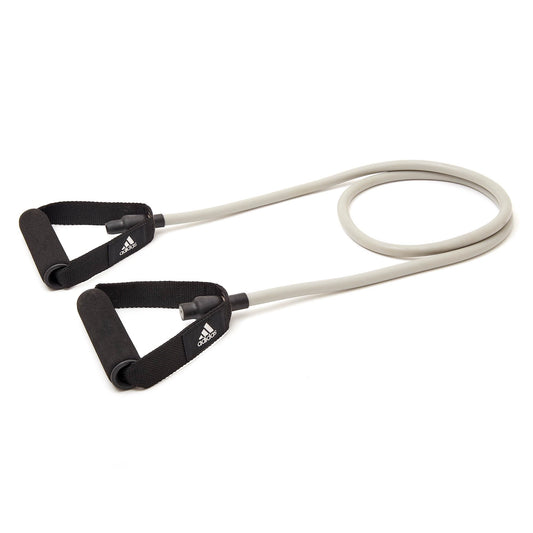 adidas Resistance Bands with Handles - Resistance Tube Level 2 - Ideal for Wide Body Workout and Exercise - Comfort Grip Resistance Band Handles - Perfect for Upper and Lower Body Training - Renee Lane Company