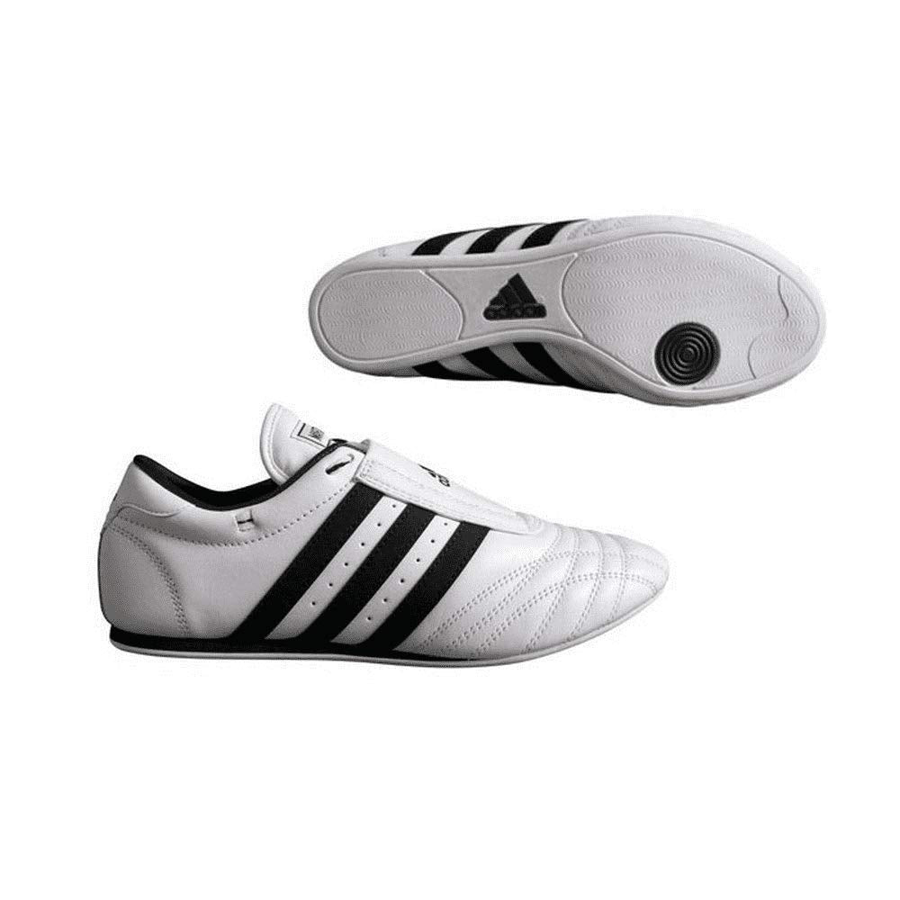 adidas SM II Shoes - White w/Black Stripes - 9 - Renee Lane Company
