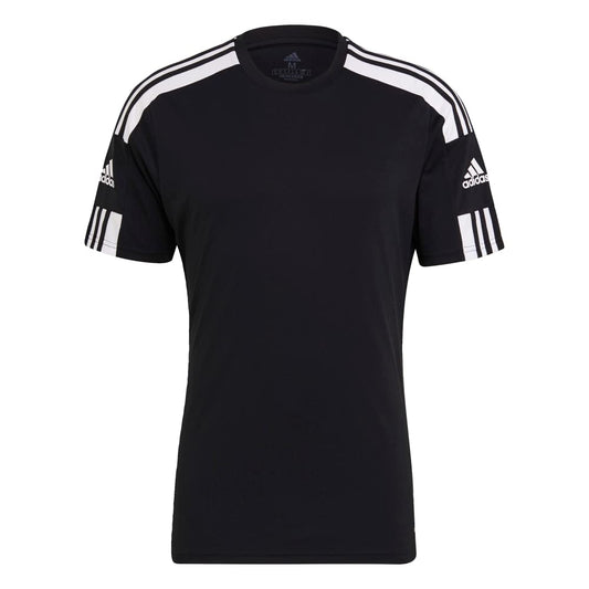 adidas Squadra 21 Short Sleeve Jersey - Mens Soccer S Black-White - Renee Lane Company