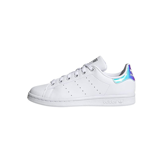 adidas Stan Smith (End Plastic Waste) Sneaker White/White/Silver Metallic 4.5 US Unisex Big Kid - Renee Lane Company