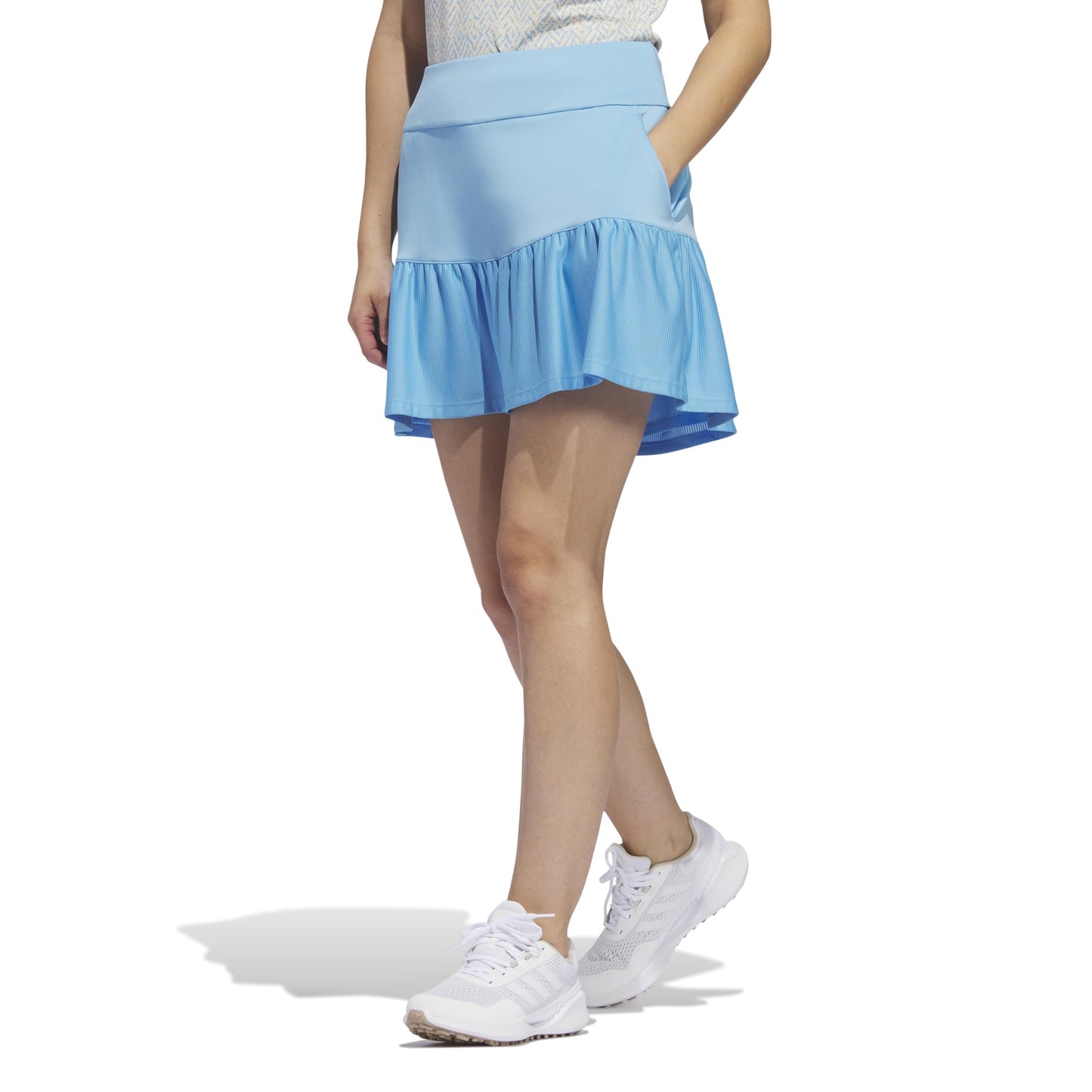 adidas Standard Womens Ultimate365 Frill Skort semi Blue Burst - Renee Lane Company