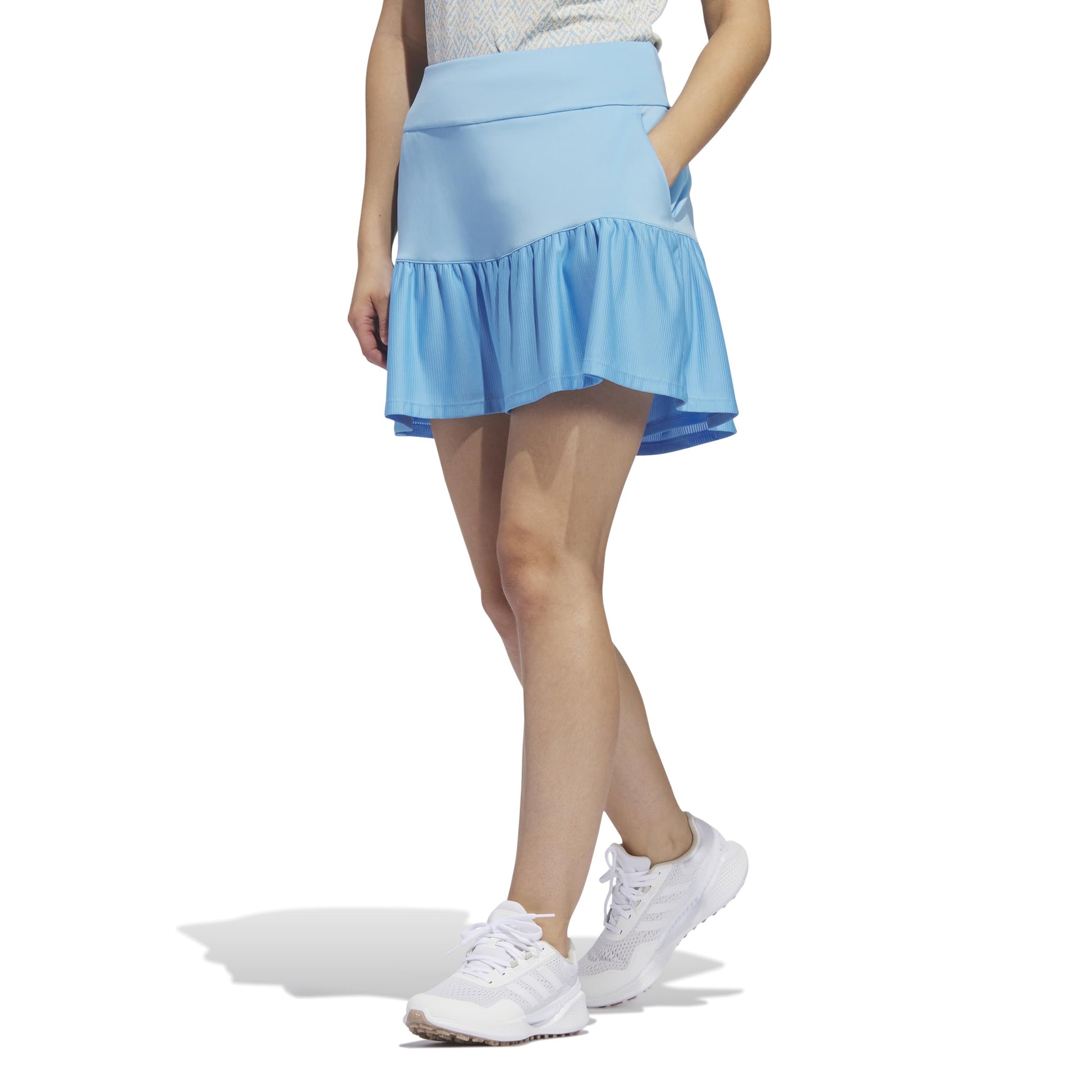 adidas Standard Womens Ultimate365 Frill Skort semi Blue Burst - Renee Lane Company