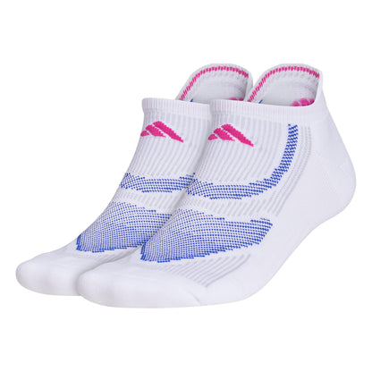 adidas Superlite Performance Tabbed No Show Running Socks with achilles protection (2-Pair) - Renee Lane Company