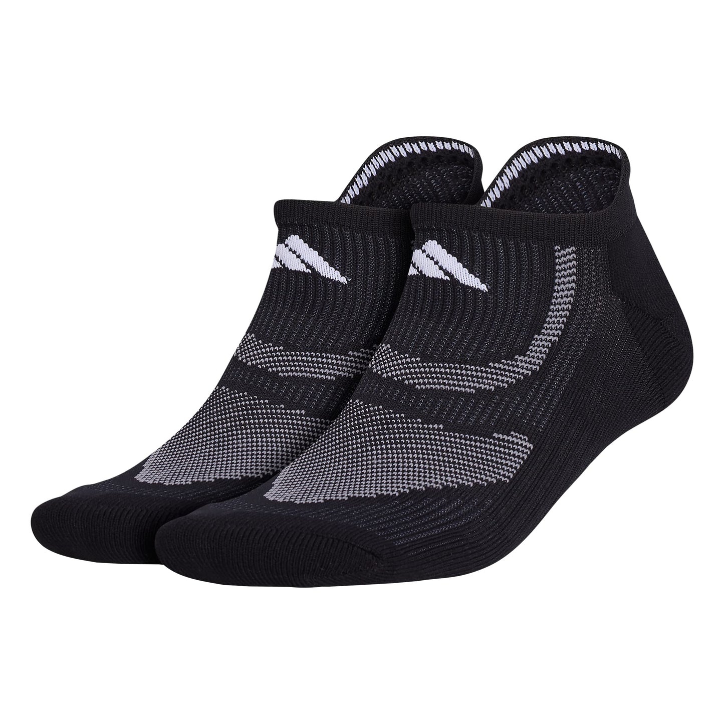 adidas Superlite Performance Tabbed No Show Running Socks with achilles protection (2-Pair) - Renee Lane Company