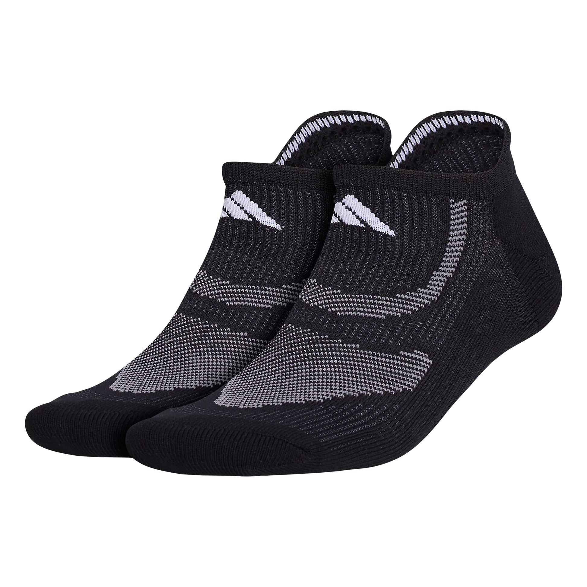 adidas Superlite Performance Tabbed No Show Running Socks with achilles protection (2-Pair) - Renee Lane Company