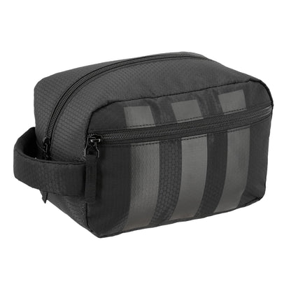 adidas Team Toiletry Kit Travel Shower Bag Black One Size - Renee Lane Company