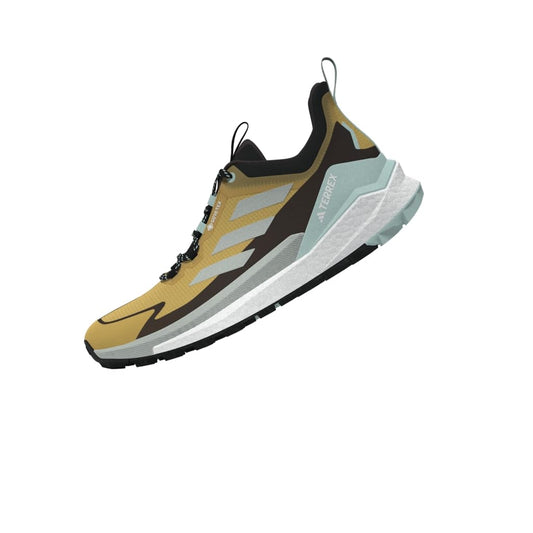 adidas Terrex Free Hiker 2 Low Gore-TEX® Wonder Beige/Core Black/Semi Impact Orange 6.5 B (M) - Renee Lane Company