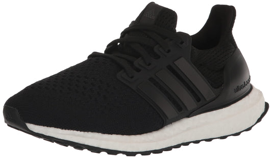 adidas Ultraboost 1.0 Running Shoe Black/Black/Beam Green 6 US Unisex Big Kid - Renee Lane Company