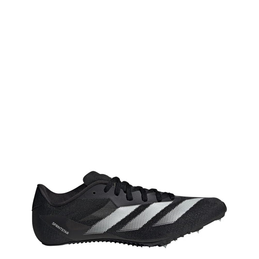 adidas Unisex Adizero Sprintstar Track and Field Sneaker Black/Zero Metallic/White 7.5 US Men - Renee Lane Company