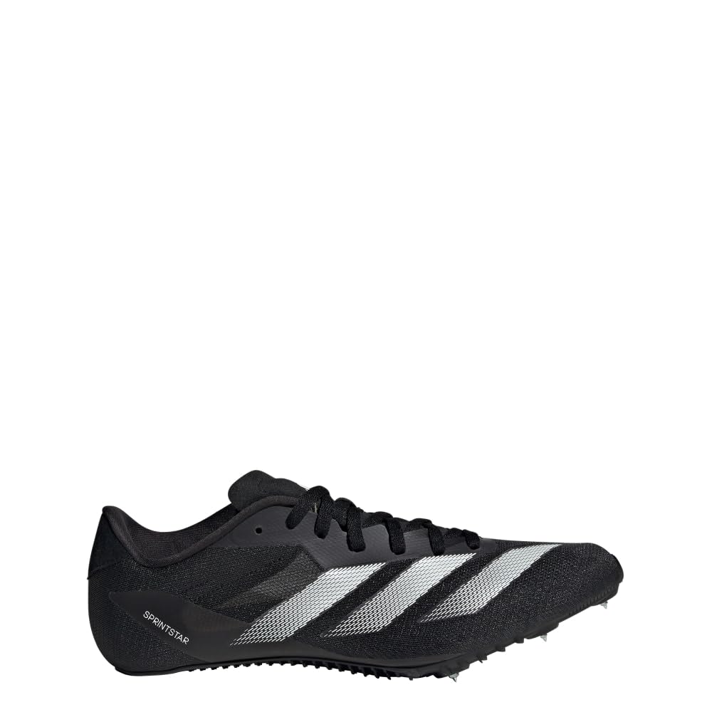 adidas Unisex Adizero Sprintstar Track and Field Sneaker Black/Zero Metallic/White 7.5 US Men - Renee Lane Company