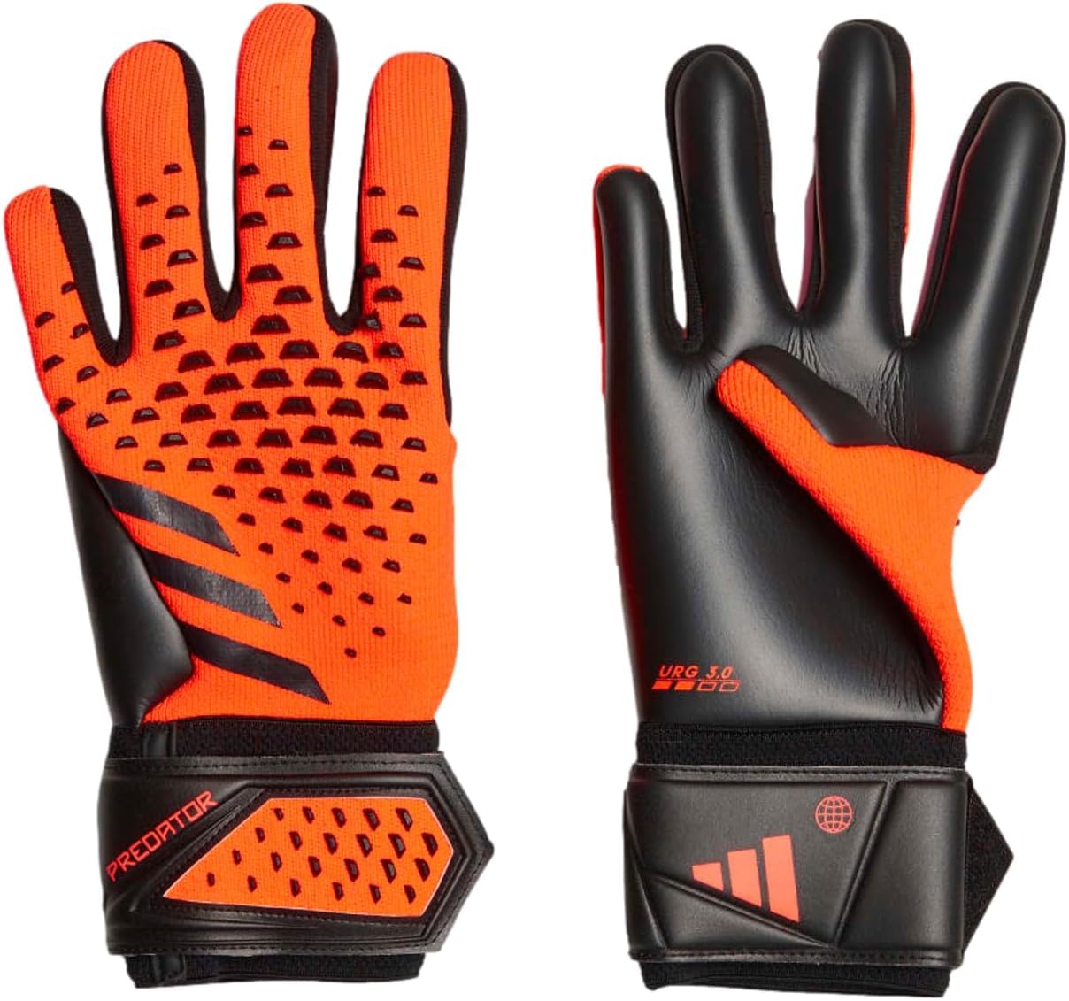 adidas Unisex-Adult League Predator Goalie Gloves Solar Orange/Black/Black 11 - Renee Lane Company