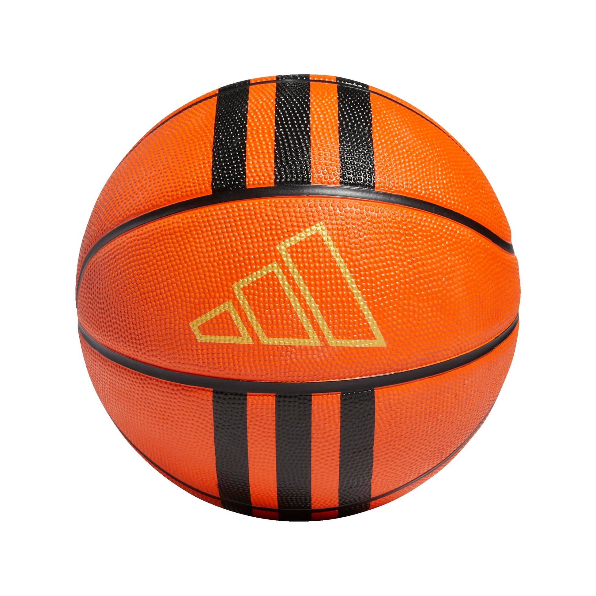 adidas Unisex-Adult Rubber X 3 Ball Basketball Natural/Black/Gold Metallic 7 - Renee Lane Company