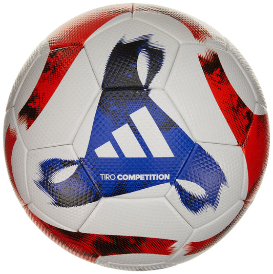 adidas Unisex-Adult Tiro Competition Ball White/Black/Team Solar Orange/Team Royal Blue 4 - Renee Lane Company