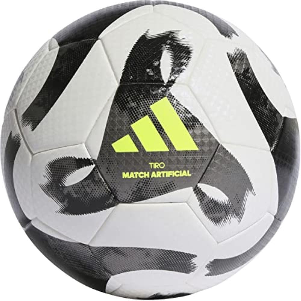 adidas Unisex-Adult Tiro League Art Ball White/Black/Iron Metallic/Solar Yellow 5 - Renee Lane Company