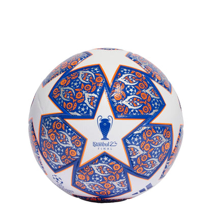 adidas Unisex-Adult UCL League Ball White/Team Royal Blue/Solar Orange/Silver Metallic 4 - Renee Lane Company