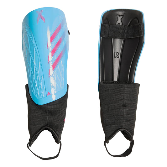 adidas Unisex-Adult X Match Shin Guards Sky Rush/White/Team Shock Pink Large - Renee Lane Company