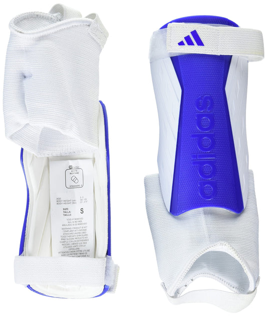 adidas Unisex-Child Tiro Soft Ground Match Shin Guards White/Team Royal Blue/White Medium - Renee Lane Company