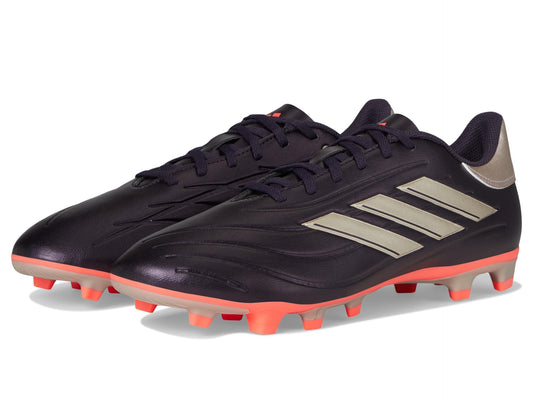 adidas Unisex Copa Pure II Club Flexible Ground Sneaker Aurora Black/Platin Metallic/Turbo 7.5 US Men - Renee Lane Company