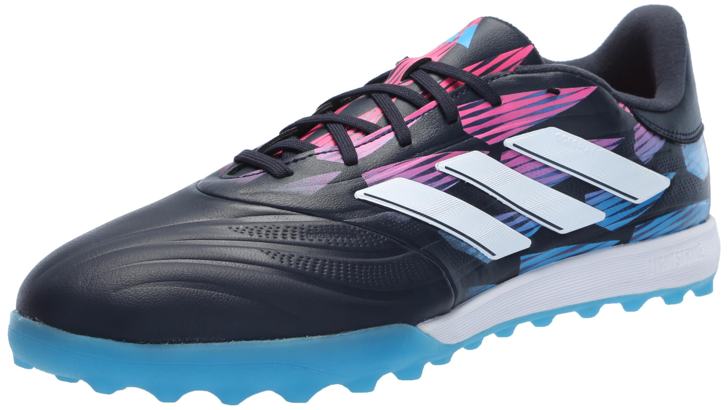 adidas Unisex Copa Pure II League Turf Sneaker Ink/White/Solar Pink 10.5 US Men - Renee Lane Company