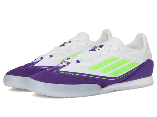 adidas Unisex F50 Messi Freestyle Sneaker White/Lucid Lemon/Unity Purple 13.5 US Men - Renee Lane Company