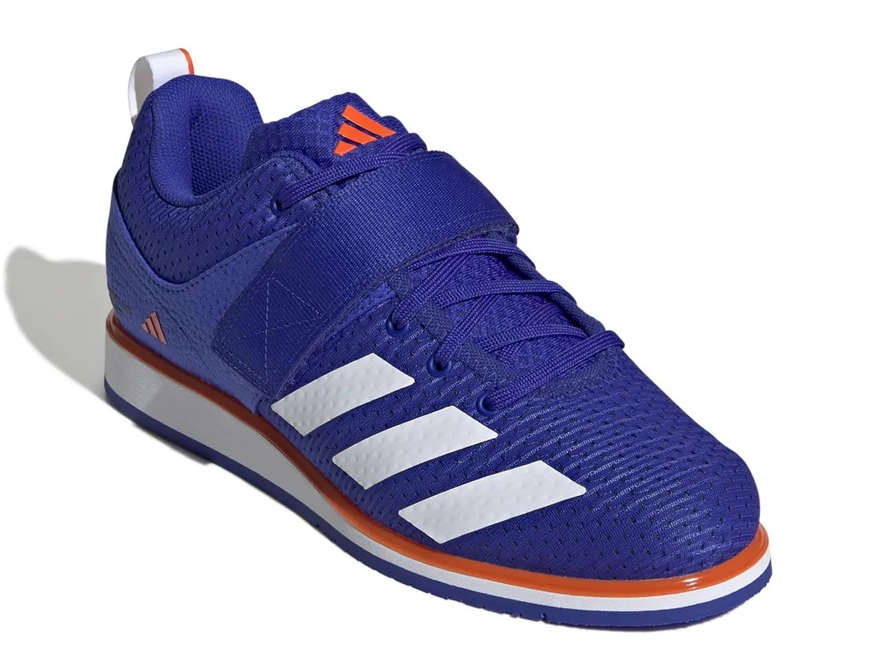adidas Unisex Powerlift 5 Sneaker Lucid Blue/White/Impact Orange 4.5 US Men - Renee Lane Company
