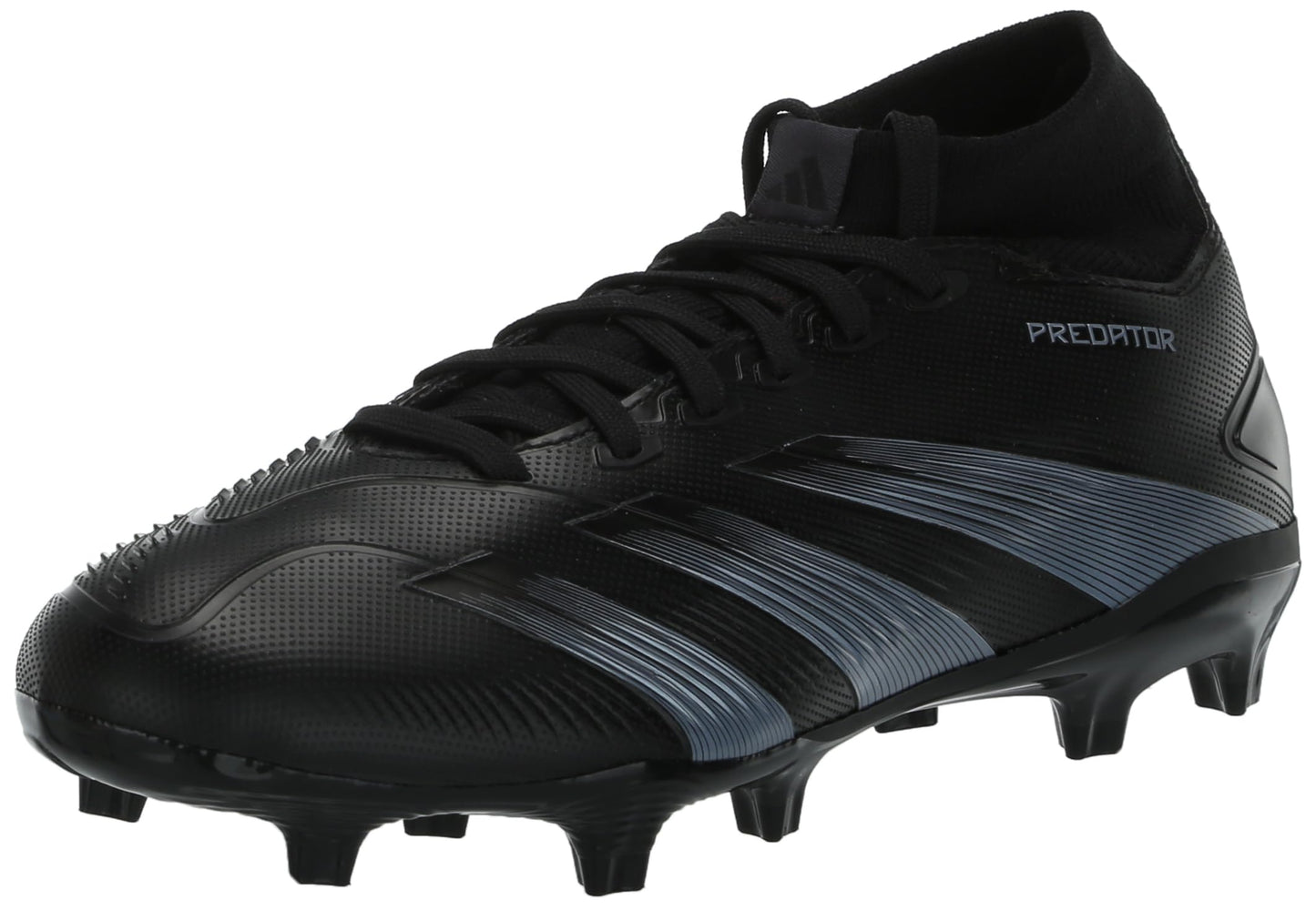 adidas Unisex Predator 24 League Firm Ground Sneaker Black/Carbon/Black 10.5 US Men - Renee Lane Company