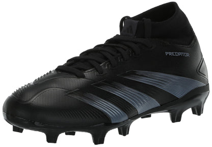 adidas Unisex Predator 24 League Firm Ground Sneaker Black/Carbon/Black 10.5 US Men - Renee Lane Company
