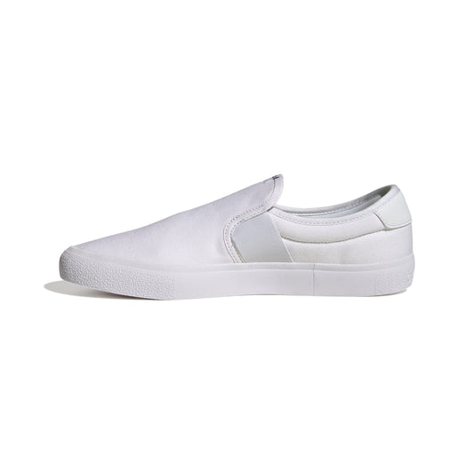adidas Unisex Vulcraid3r Slip on Running Shoe White/White/Core Black 8 US Men - Renee Lane Company