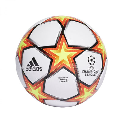adidas Unisexs FIN21 LGE Soccer Ball White/Solar Red/Solar Yellow/Black 5 - Renee Lane Company