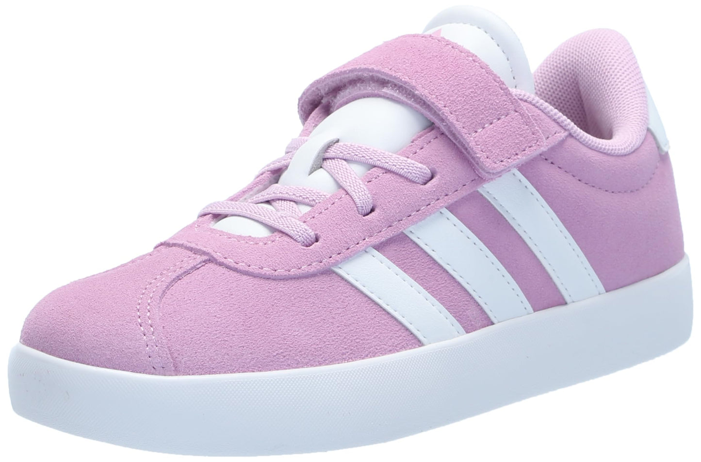 adidas Vl Court 3.0 Hook & Loop Sneaker Bliss Lilac/White/Grey 13 US Unisex Little Kid - Renee Lane Company
