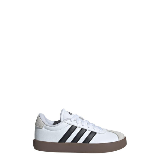 adidas Vl Court 3.0 Sneaker White/Black/Grey 12 US Unisex Little Kid - Renee Lane Company