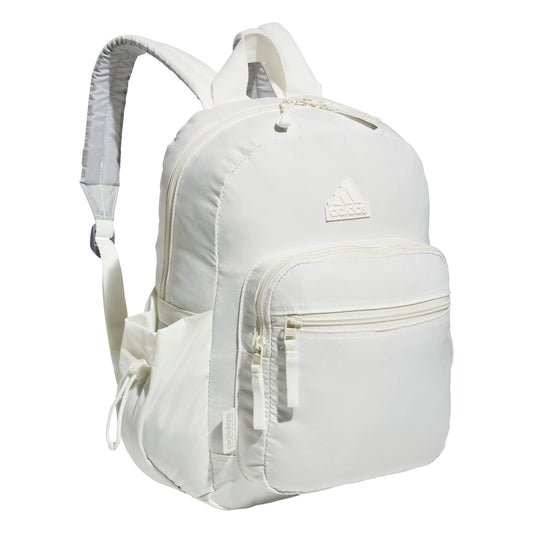 adidas Weekender Sport Fashion Compact Smaller Backpack with Detachable Mini valuables Pouch Off White One Size - Renee Lane Company