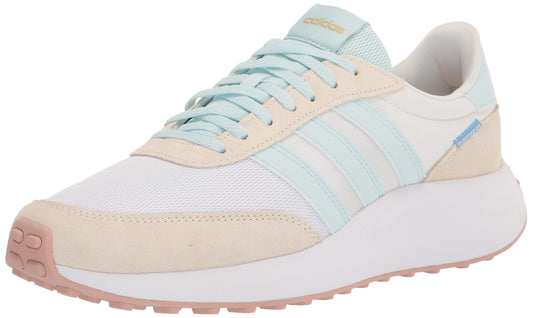 adidas Womens 70s Running Shoes FTWR White/Almost Blue/Off White 7.5 - Renee Lane Company