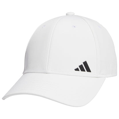 adidas Womens Backless Ponytail Hat Adjustable Fit Baseball Cap White/Black One Size - Renee Lane Company