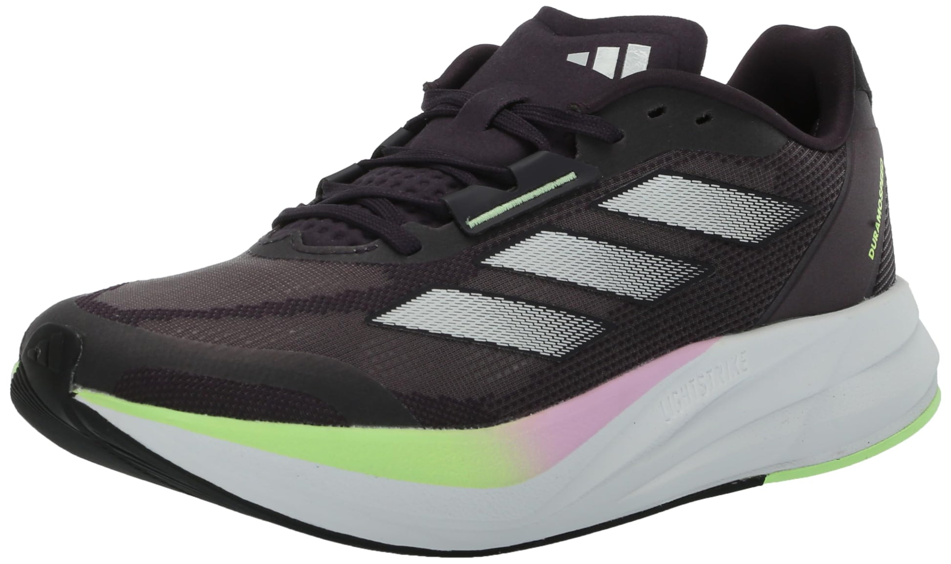 adidas Womens Duramo Speed Sneaker Aurora Black/Zero Metallic/Black 6.5 - Renee Lane Company