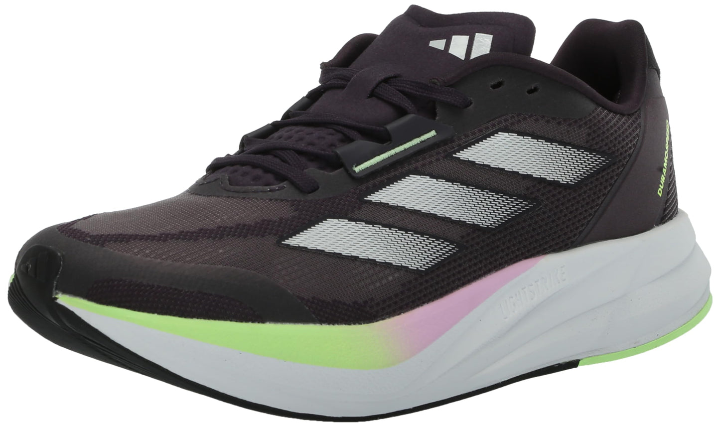 adidas Womens Duramo Speed Sneaker Aurora Black/Zero Metallic/Black 6.5 - Renee Lane Company
