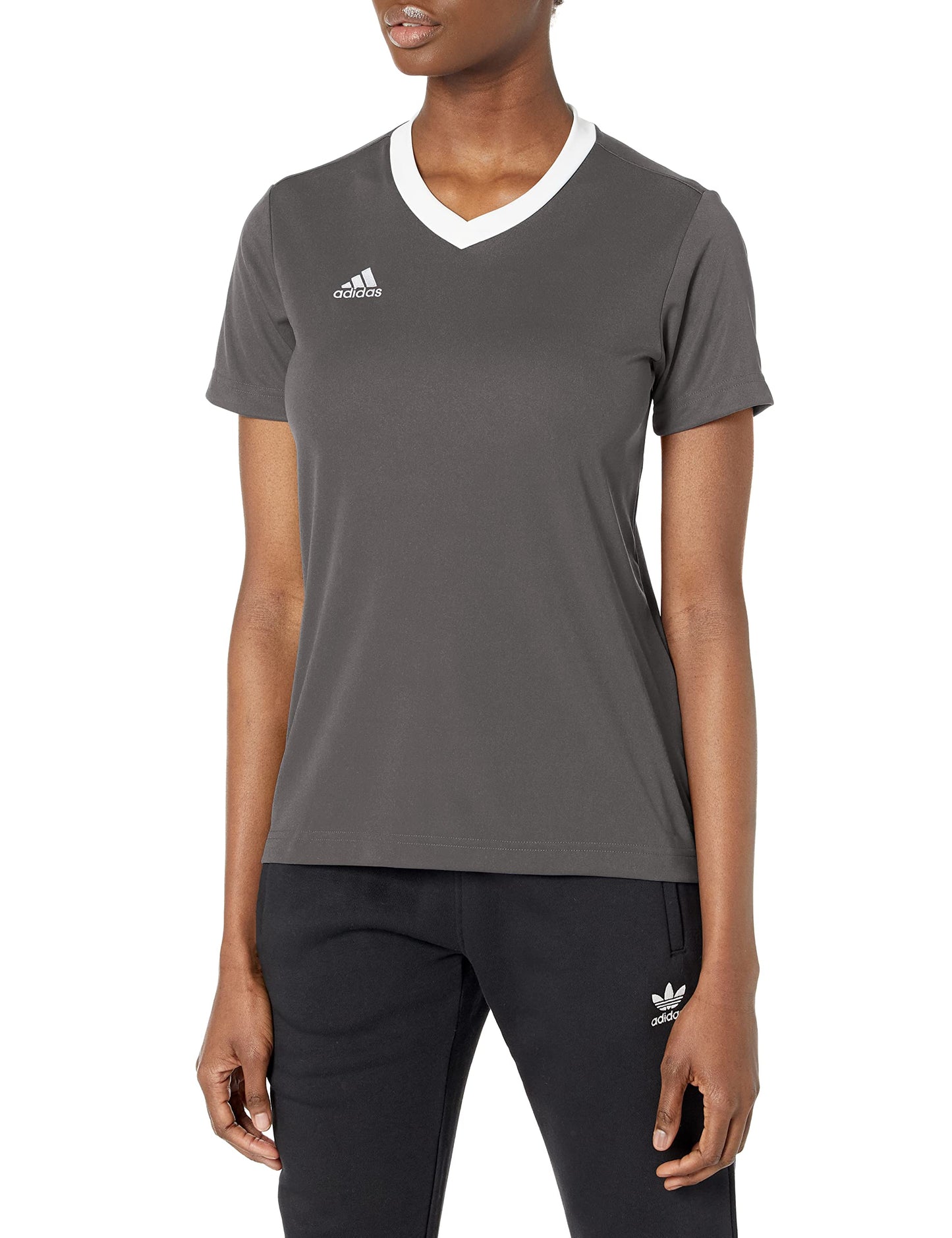 adidas Womens Entrada 22 Jersey Grey Large - Renee Lane Company