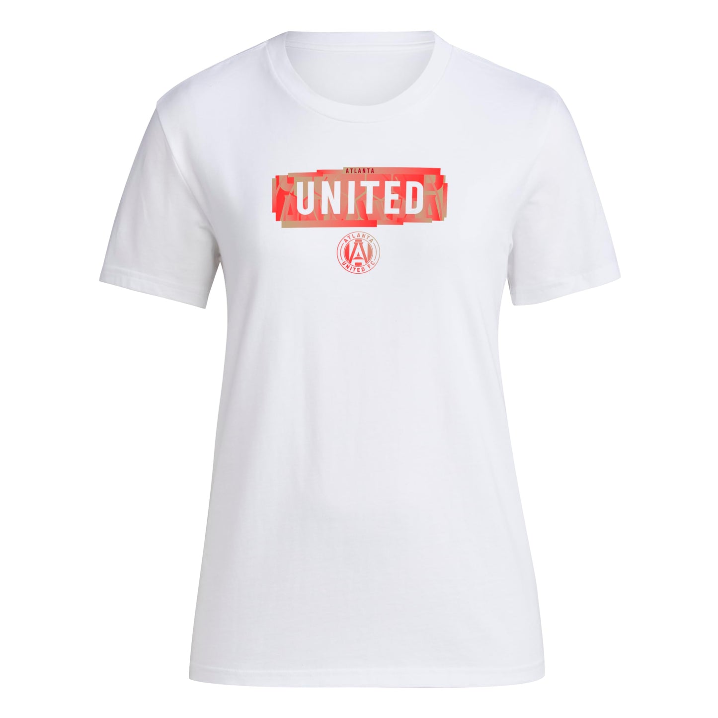 adidas Womens FC Short Sleeve Pre-Game T-Shirt White/Atlanta United Large - Renee Lane Company