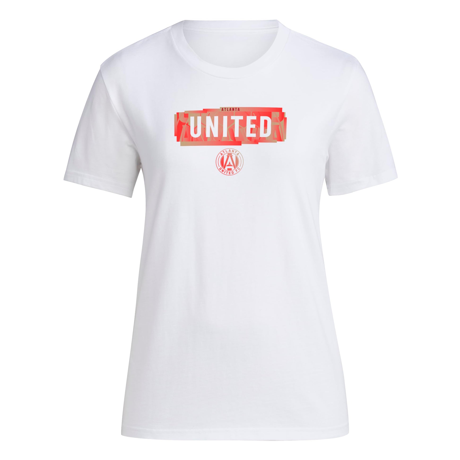 adidas Womens FC Short Sleeve Pre-Game T-Shirt White/Atlanta United Large - Renee Lane Company