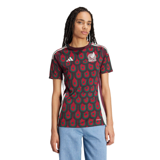adidas Womens Mexico 24 Home Jersey Multicolor X-Small - Renee Lane Company