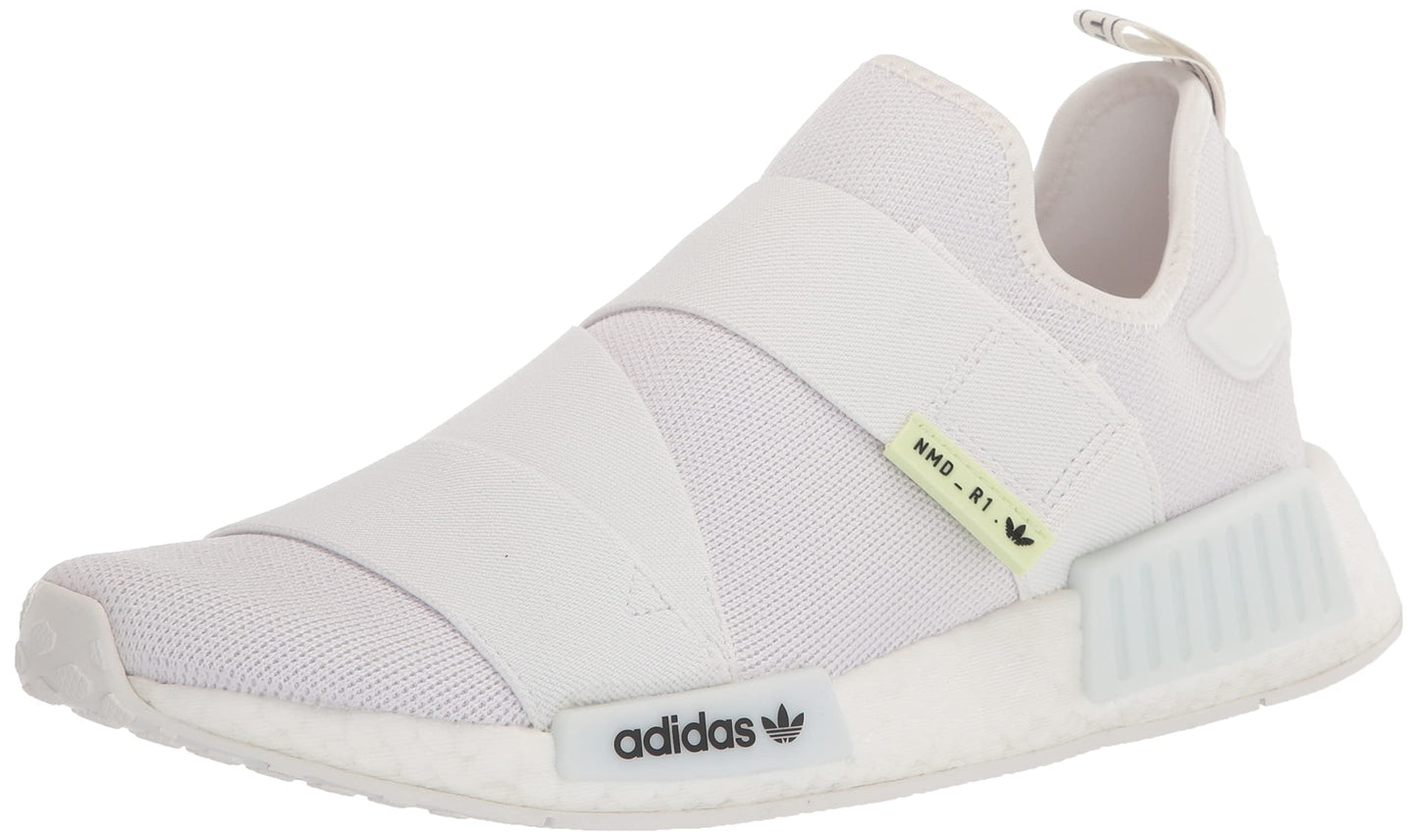 adidas Womens NMD_r1 Sneaker White/White/Black 8 - Renee Lane Company