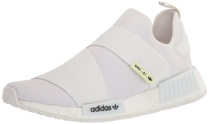 adidas Womens NMD_r1 Sneaker White/White/Black 8 - Renee Lane Company