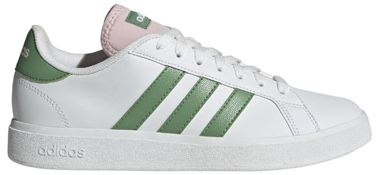 adidas Womens Non-Football Low Shoes Cloud White Preloved Green Clear Pink 7 - Renee Lane Company