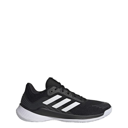 adidas Womens Novaflight Volleyball Sneaker Core Black/White/White 8 - Renee Lane Company