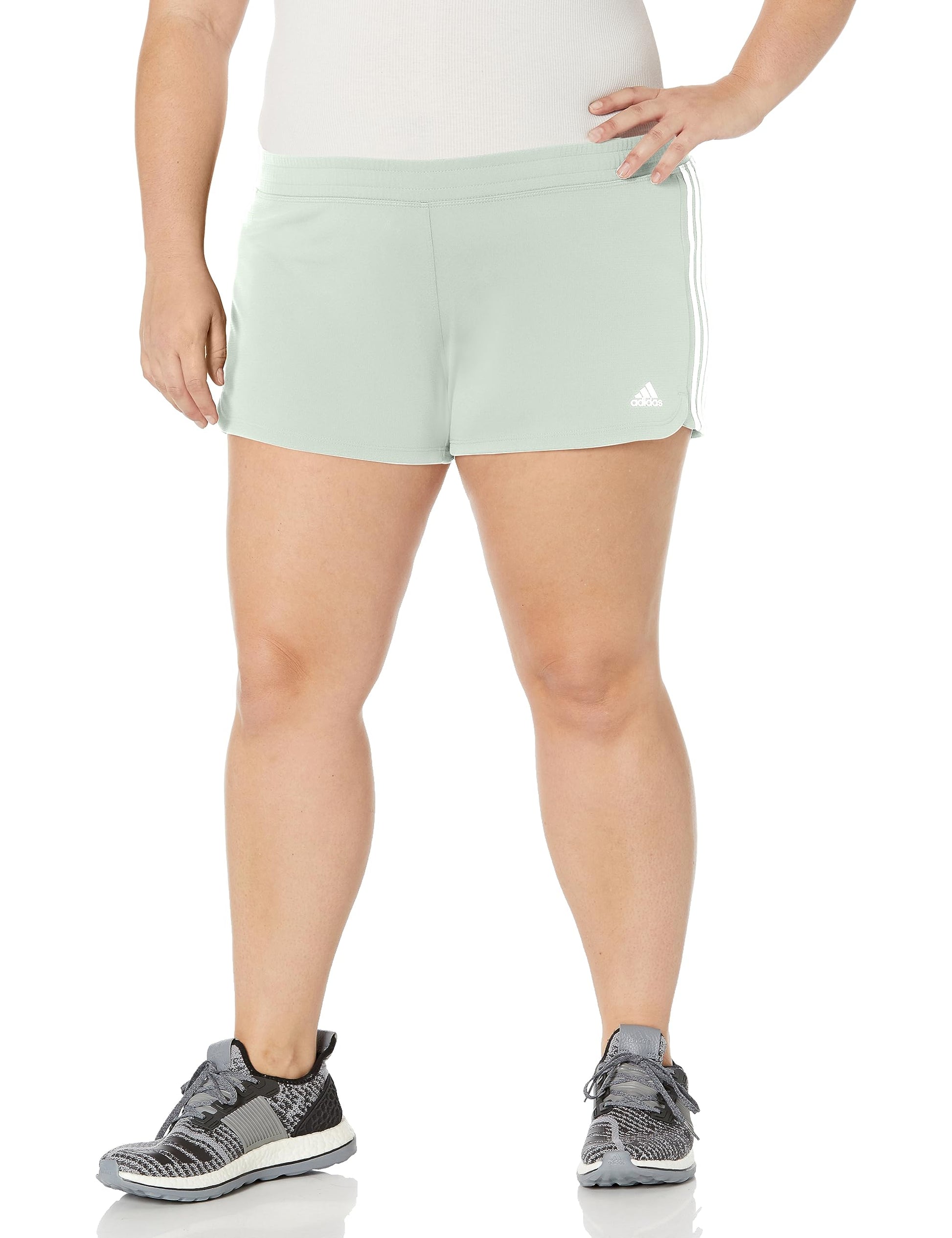 adidas Womens Pacer 3-Stripes Knit Short - Renee Lane Company