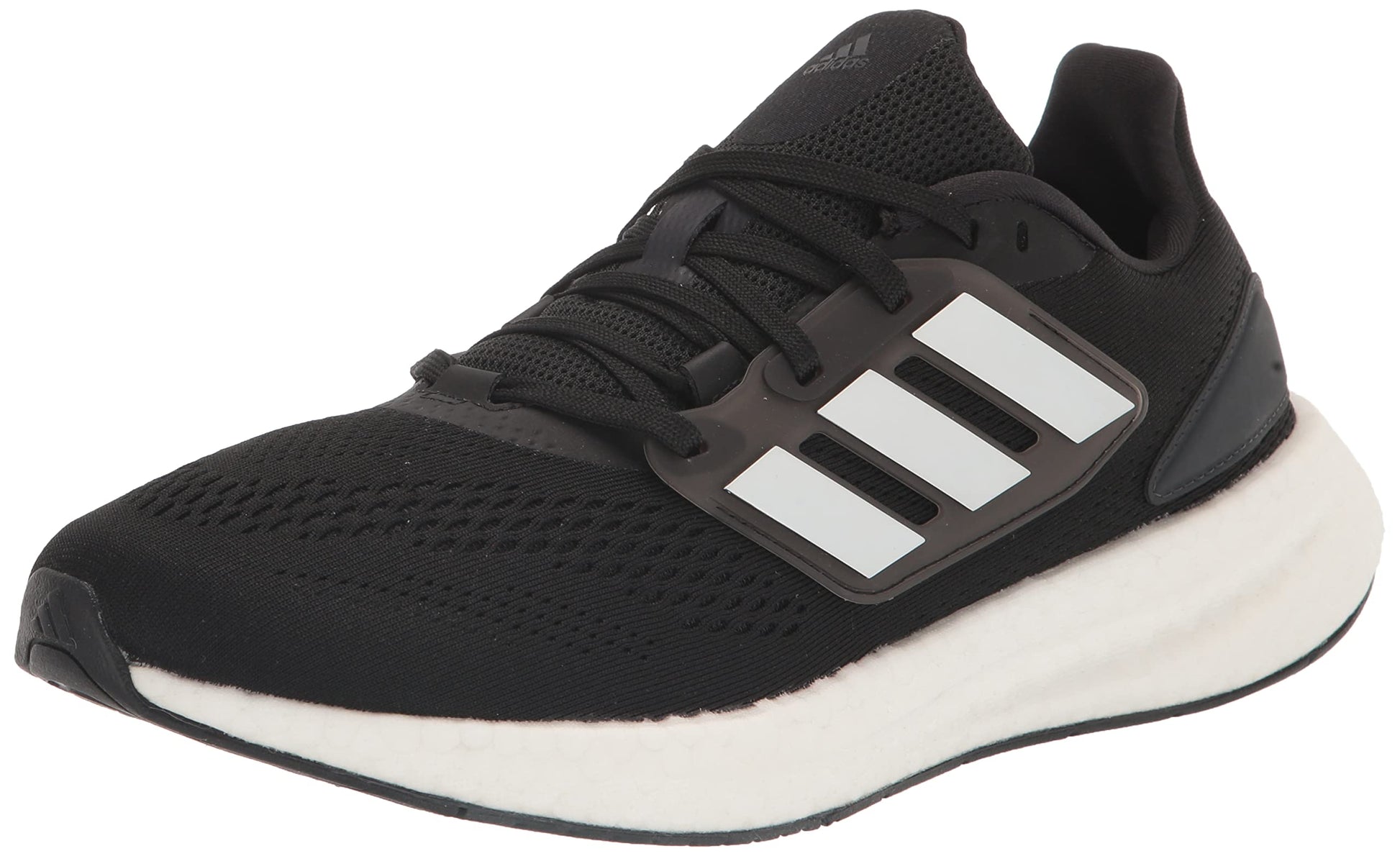 adidas Womens Pureboost 22 Running Shoe Black/White/Carbon 5.5 - Renee Lane Company