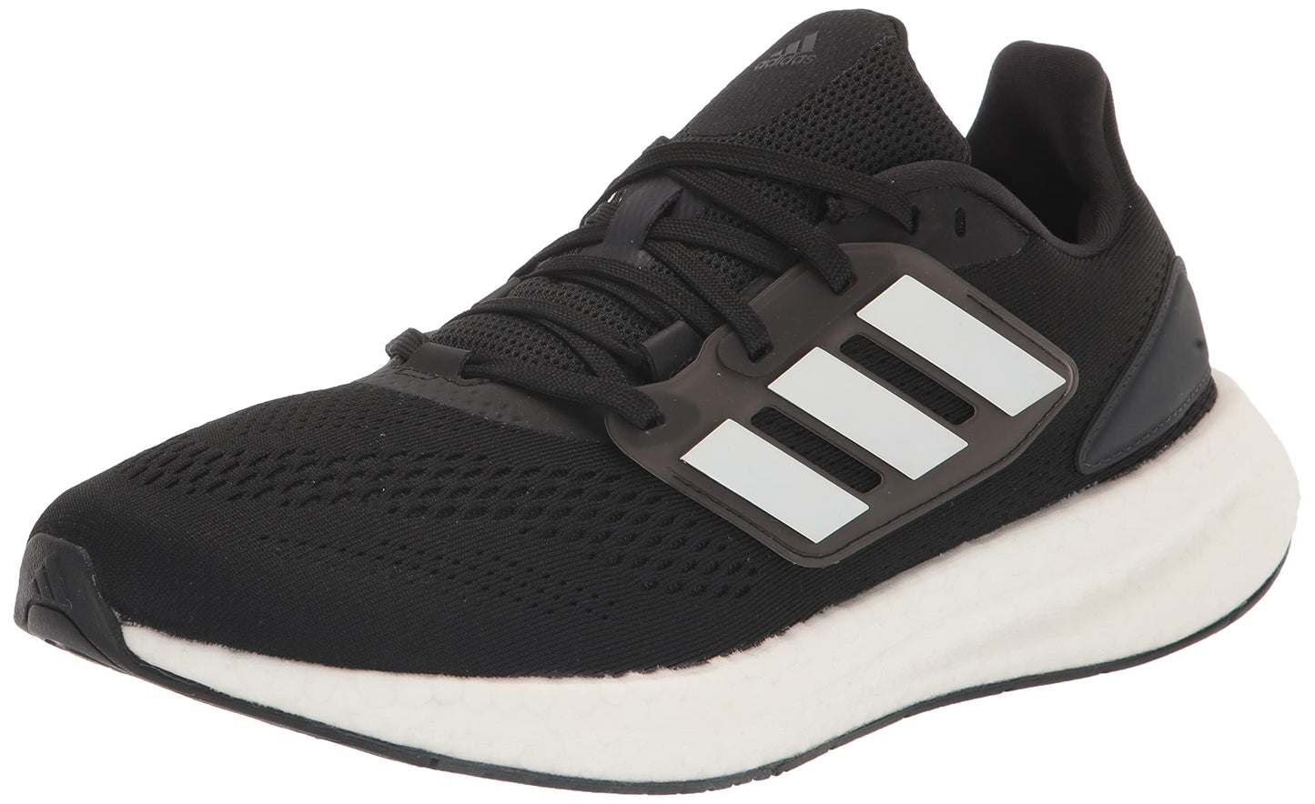 adidas Womens Pureboost 22 Running Shoe Black/White/Carbon 5.5 - Renee Lane Company