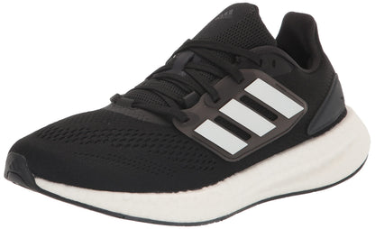 adidas Womens Pureboost 22 Running Shoe Black/White/Carbon 5.5 - Renee Lane Company