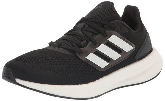 adidas Womens Pureboost 22 Running Shoe Black/White/Carbon 5.5 - Renee Lane Company