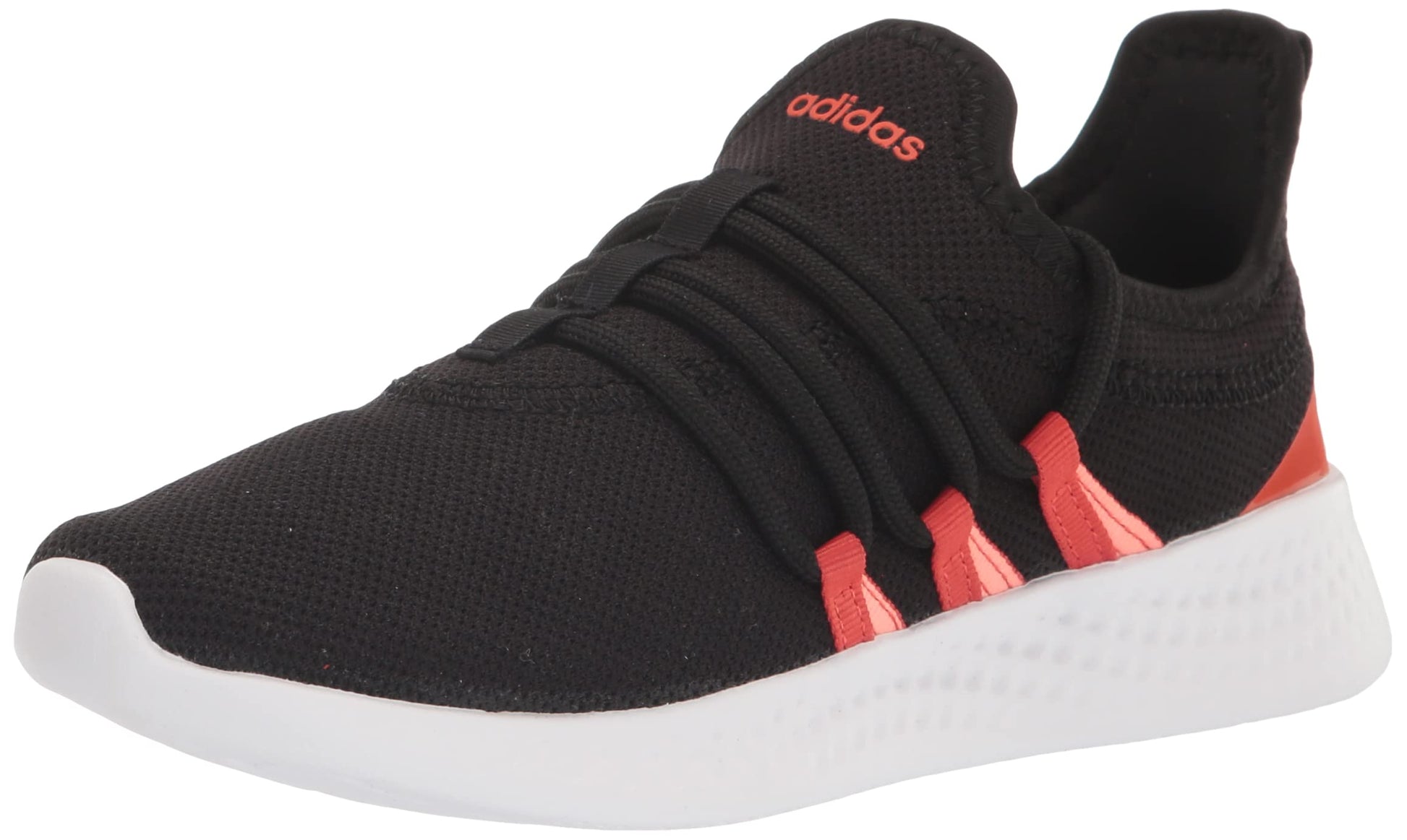 adidas Womens Puremotion Adapt 2.0 Sneaker Black/White/Preloved Red 9 - Renee Lane Company